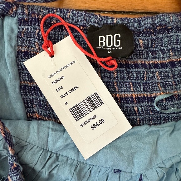 UO Kamaryn Tie Front Plaid Mini Dress - Picture 5 of 9